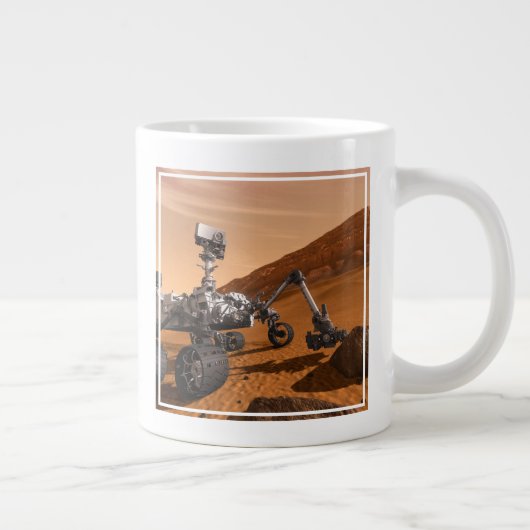 Mars Wissenschaftslabor Neugier Rover. Jumbo-Tasse (Rechts)