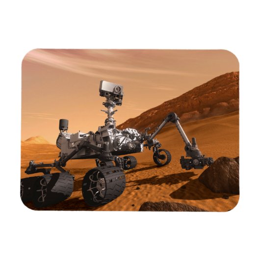 Mars Wissenschaftslabor Neugier Rover. Magnet (Horizontal)