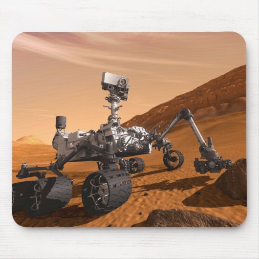 Mars Wissenschaftslabor Neugier Rover. Mousepad (Vorne)