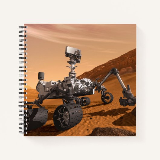 Mars Wissenschaftslabor Neugier Rover. Notizblock (Vorderseite)