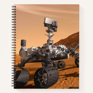 Mars Wissenschaftslabor Neugier Rover. Notizblock