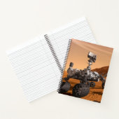 Mars Wissenschaftslabor Neugier Rover. Notizblock (Innenseite)