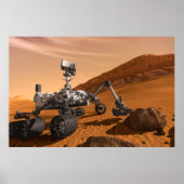 Mars Wissenschaftslabor Neugier Rover. Poster (Vorne)