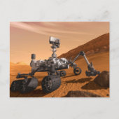 Mars Wissenschaftslabor Neugier Rover. Postkarte (Vorderseite)