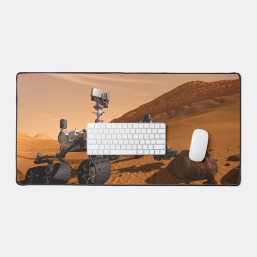 Mars Wissenschaftslabor Neugier Rover. Schreibtischunterlage (Tastatur & Maus)