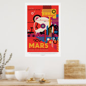 Mars | Zukunftsvisionen der NASA Poster (Küche)