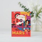 Mars | Zukunftsvisionen der NASA Postkarte (Stehend Vorderseite)