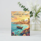 Marsa Alam Ägypten Postkarte (Stehend Vorderseite)