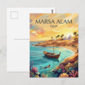 Marsa Alam Ägypten Postkarte (Vorne/Hinten)