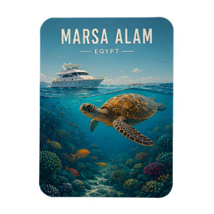 Marsa Alam Rotes Meer Wüstenküste Ägypten Reise Magnet