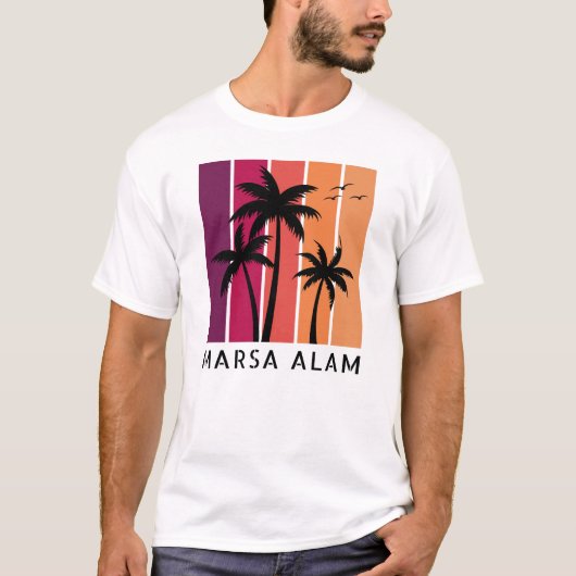Marsa Alam Vintag Sunset T - Shirt (Vorderseite)