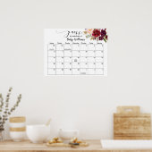 Marsala Baby Showrate Terminkalender Poster (Küche)