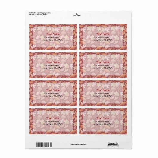 Marsala-Blätter (Vorne)