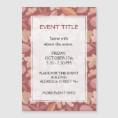 Marsala-Blätter Magnetkarte (Vorderseite)