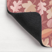 Marsala-Blätter Mousepad (Ecke)