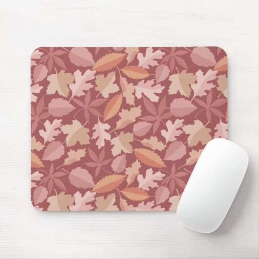 Marsala-Blätter Mousepad (Mit Mouse)