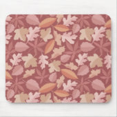 Marsala-Blätter Mousepad (Vorne)