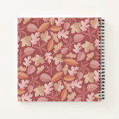 Marsala-Blätter Notizblock (Rückseite)