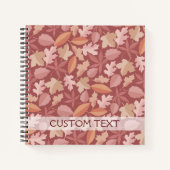 Marsala-Blätter Notizblock (Vorderseite)