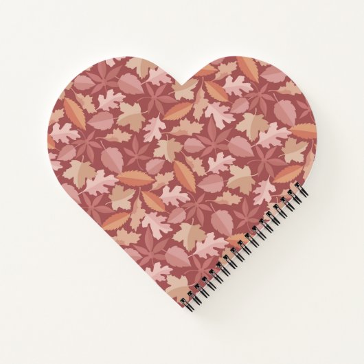 Marsala-Blätter Notizblock (Rückseite)