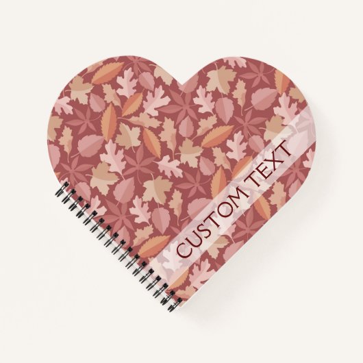 Marsala-Blätter Notizblock (Vorderseite)