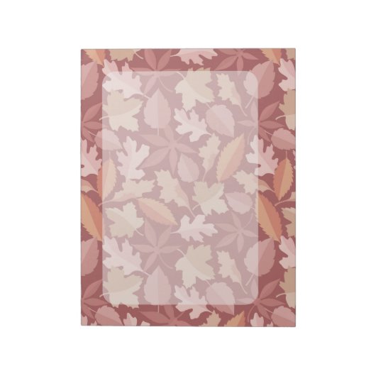 Marsala-Blätter Notizblock (Rotiert)