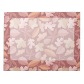 Marsala-Blätter Notizblock (Vorderseite)