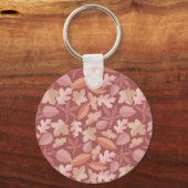 Marsala-Blätter Schlüsselanhänger (Vorderseite)