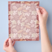 Marsala-Blattmuster Flyer (Hand)