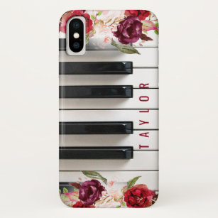 Marsala Blume Pianist individuelle Name Musik Case-Mate iPhone Hülle