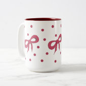 Marsala Bowtie Tasse (Vorderseite Links)