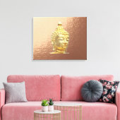 Marsala-Buddha Leinwanddruck (Insitu (Wohnzimmer))