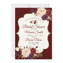 Marsala Burgandy Brautparty