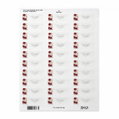 Marsala burgunda Hochzeit im Herbst (Vorne)