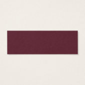 Marsala Burgundy Floral Wedding Card (Rückseite)