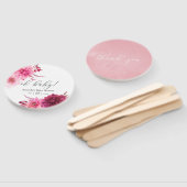 Marsala - Burgundy und Blush Herbst Babydusche Fächer (Non-assembled)