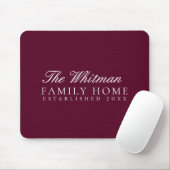 Marsala Family Zuhause Mousepad (Mit Mouse)
