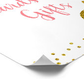 Marsala Floral Pumpkin Cards and Gifts Poster (Ecke)