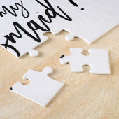 Marsala Florals | Bridesmaid-Vorschlag Puzzle (Seite)