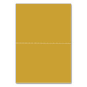 Marsala foliage and initials Hochzeit Platzkarte Tischnummer (Rückseite)