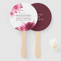 Marsala - Gastgeschenk Hochzeit Burgund und Blüten