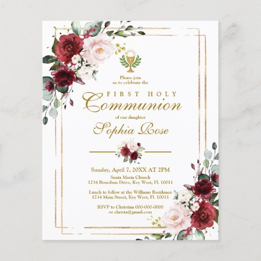 Marsala & Gold Chalice-Kommune (Vorderseite)