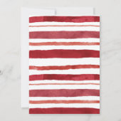 Marsala Gold Glitzer Herbst 1. Geburtstag Einladun Einladung (Rückseite)