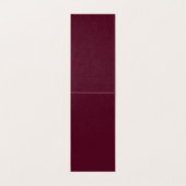 Marsala Gold Peony Wedding Rings Tischnummer (Innenseite Aufgefaltet)