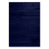 Marsala & Navy Blume Hochzeit Platzkarte Tischnummer (Rückseite)