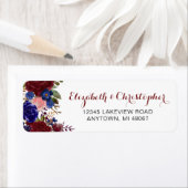 Marsala Navy Personalisierte Rücksendeadresse (Insitu)