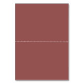 Marsala Platzkarte Tischnummer (Rückseite)