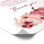 Marsala Pumpkin Baby Duschmaschine Windelwanne Raf Poster (Ecke)