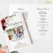 Marsala Rose Beerdigung Programm | Dienstplan