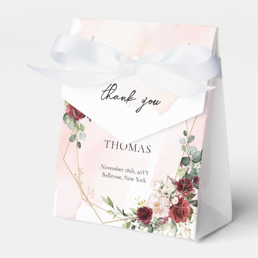 Marsala Rose Sala Geschenkschachtel (Vorderseite)